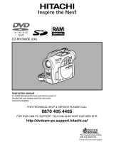 Hitachi DZ-MV3000E User manual