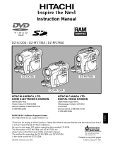 Hitachi MV730A - DZ Camcorder - 680 KP User manual