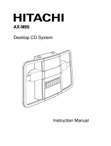 Hitachi AX-M90 User manual