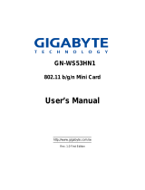 Gigabyte JCK-GN-WS53HN1 User manual