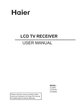 Haier LTF37F6 User manual