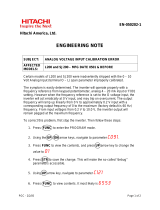 Hitachi L200 SERIES Engineering Note