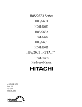 Hitachi H8S/2633 F-ZTAT User manual