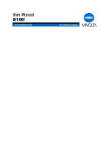 Konica Minolta DI150F User manual