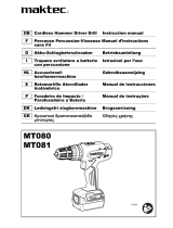Maktec MT080 Owner's manual