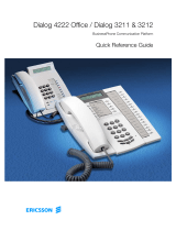 Ericsson Dialog 3212 Quick Reference Manual
