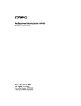 Compaq Deskpro AP400 Maintenance And Service Manual