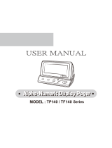 Apollo TP140 Series User manual