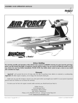 Hobbico AquaCraft Air Force Assembly And Operation Manual