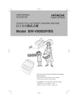 Hitachi BW-V80BS User manual