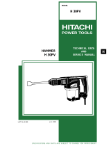 Hitachi H 30PV Technical Data And Service Manual