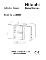Hitachi AX-M82D s Instruction manuals