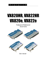 Digigram VX820HR User manual
