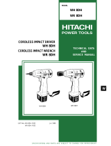 Hitachi WH 8DH Technical Data And Service Manual