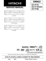 Hitachi DV-PF7E User manual