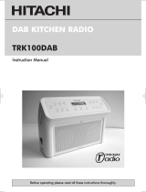 Hitachi TRK100DAB User manual