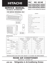 Hitachi RAD-40NH4 User manual