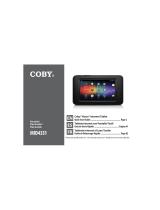 Coby Kyros MID4331 Quick start guide