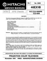 Hitachi 46EX1B User manual