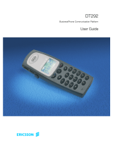Ericsson DT292 User manual
