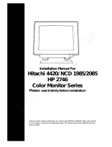 Hitachi NCD 2085 User manual