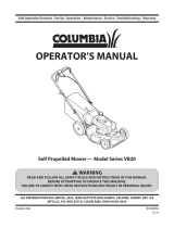 Columbia Series VB20 User manual