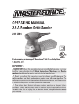 MasterForce 241-0804 Operating instructions