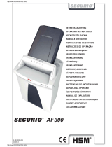 HSM Securio AF500 Operating Instructions Manual