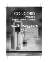 Concord Camera DV2020 Quick start guide