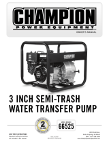 Champion 66525 Owner's manual