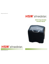 HSM Shredstar MS12C User manual