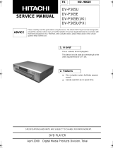 Hitachi DV-P505U User manual