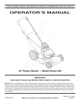 MTD 520 Series User manual