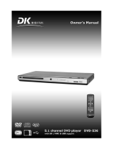 DK Digital DVD-538 Owner's manual