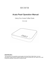 acaia PEARL Operating instructions