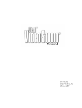 Ulead VIDEOSTUDIO 4.0 - 10-1999 User manual