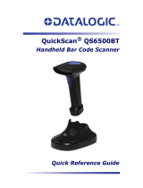 Datalogic QuickScan QS6500BT Quick Reference Manual
