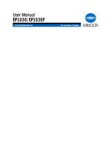 Minolta EP1030 User manual