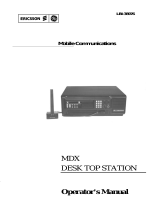 Ericsson MDX SERIES User manual