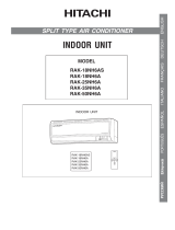 Hitachi RAK-18NH6AS User manual