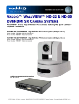 VADDIO WALLVIEW HD-22 User manual