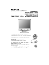 Hitachi CML155XW V Plus User manual
