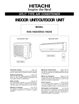 Hitachi RAC-18GH5 User manual