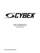 Cybex International Free Weight Scott Curl Owner's manual