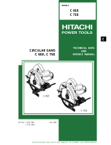 Hitachi C 7SE Technical Data And Service Manual