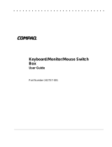 Compaq Keyboard/Monitor/Mouse Switch Box User manual