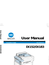 Minolta Di183 User manual
