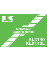 Kawasaki KLX 140 - BROCHURE 2010 Owner's manual