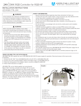 American Lighting LED-RGB-CTRL-24V Installation guide