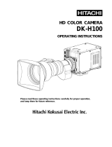 Hitachi DK-H100 Operating Instructions Manual